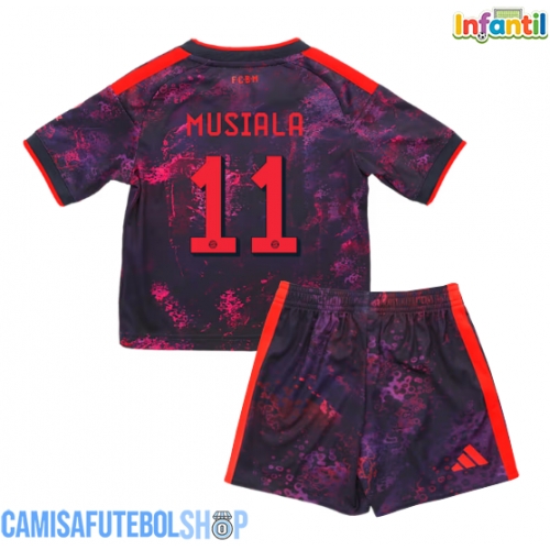 Camisa de time de futebol Bayern Munich Nathaniel Brown #11 Replicas 3º Equipamento Infantil 2026-27 Manga Curta (+ Calças curtas)